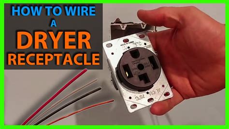 how to recess an electrical box for a dryer plug|wiring a dryer outlet box.